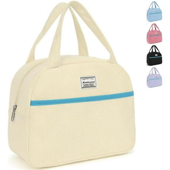 Insulated Lunch Bag Large Cooler Tote Waterproof Reusable Lunch Box for Adults - Picture 1 of 6